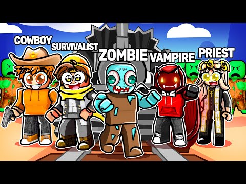 We Used EVERY CLASS In ROBLOX Dead Rails!