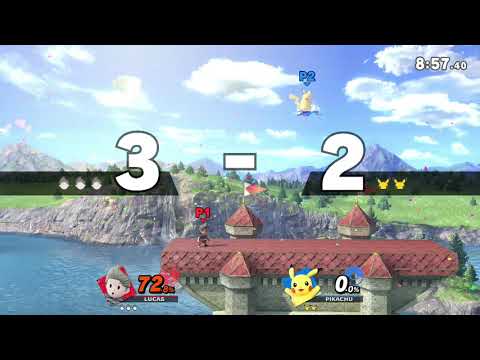 SSBU - Matallica(Lucas) Vs DiscreteReaper(Pikachu #1