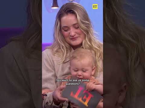 Aly Michalka's Son Makes TV Debut While 'Spilling the E-Tea' with AJ #alyandaj #shorts