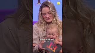 Aly Michalka’s Son Makes TV Debut While ‘Spilling the E-Tea’ with AJ #alyandaj #shorts