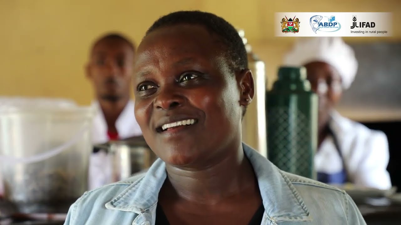 ABDP beneficiary Tharaka Nithi County - she started a fish hotel to create market and employment