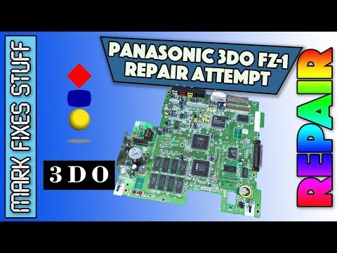 Pt 2: A DEAD Panasonic 3DO -  REAL FZ-1 Teardown & No Power Repair