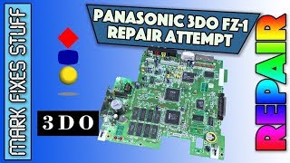 Pt 2: A DEAD Panasonic 3DO -  REAL FZ-1 Teardown & No Power Repair