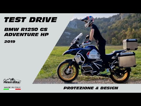 ResinBike® TEST DRIVE - BMW R 1250 GS Adventure HP 2019 con i nostri Adesivi 3D Resinati
