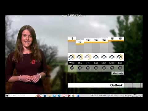 (HD) Alex Osbourne BBC ONE Spotlight weather November 1st 2022 - 60 fps
