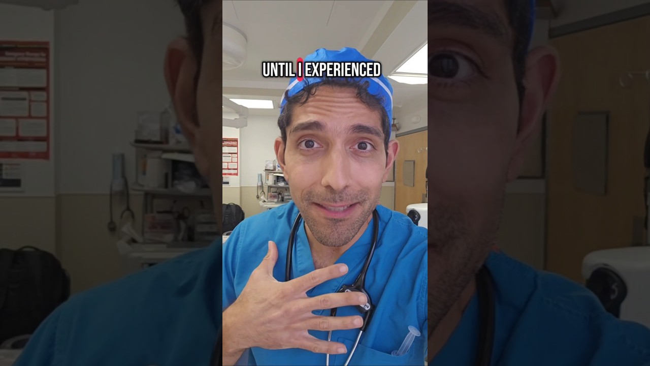 Doctor dealing with anxiety