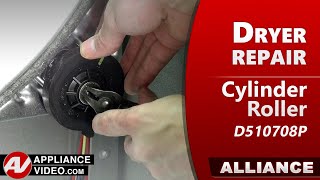 Speed Queen Dryer - Loud Screeching Noise - Cylinder Roller Repair and Diagnostic