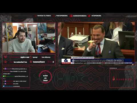 TJI REAGE A DEPOIMENTO HILARIANTE NO JULGAMENTO DO JOHNNY DEPP