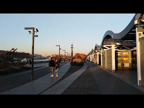 Walk in beautiful autumn Moscow, october 2018