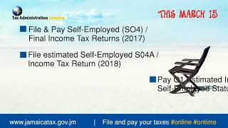 March 15   Reduce tax deadline stress