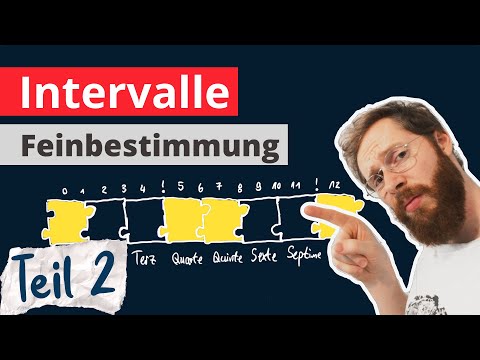 INTERVALLE BESTIMMEN • Klein, groß, vermindert, übermäßig oder rein? | TEIL 2