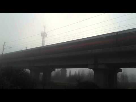 AV 9623 Torino - Roma nella nebbia al Km 81.2