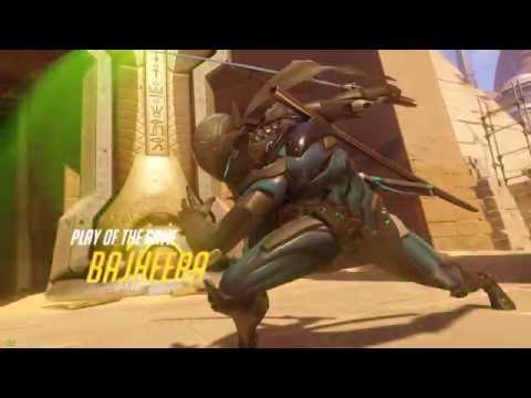 Bajheera - Quick & Dirty Genji Anubis Assault - Overwatch [PC] Gameplay