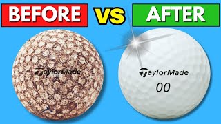 The ONLY Way To Clean Lake Golf Balls! (Secret Ingredient) 🏌️♂️