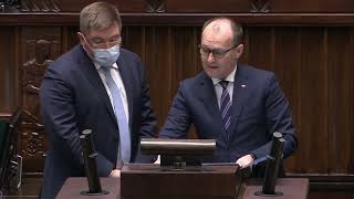 Poseł Marek Sowa w obronie szkalowanych organizacji pozarządowych (m.in. Stowarzyszenia „NIGDY WIĘCEJ”), Sejm, 27.01.2022.