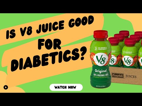 Is V8 Juice Good For Diabetics?|Find Out In This Video
