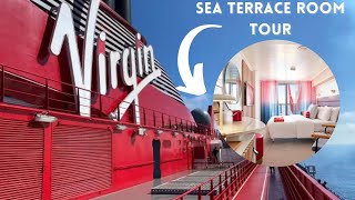 Virgin Voyges Sea Terrace Room Tour | Scarlet Lady | Full Room Walk Though and Review |