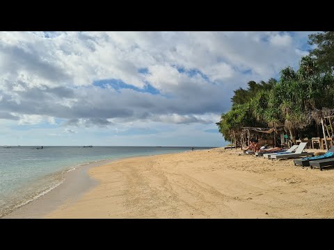 Cycling through the beautiful places of Gili Air Island. Indonesia 2023