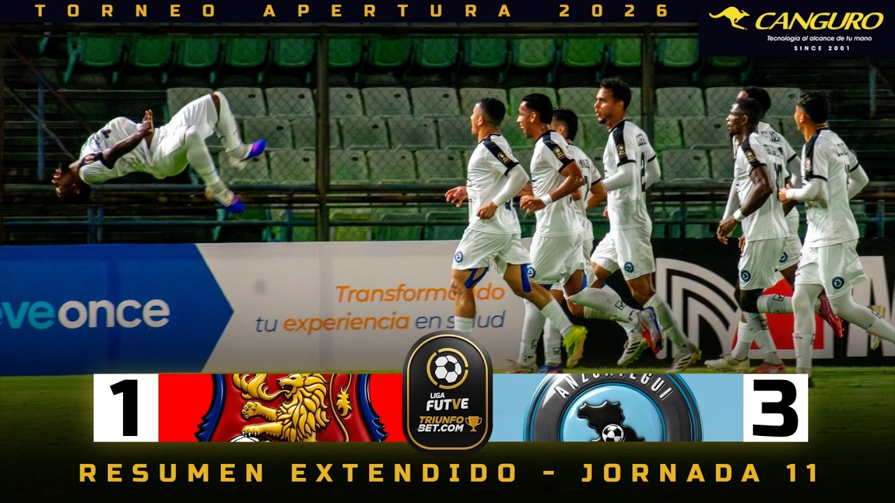 Caracas F.C. vs Anzoátegui Highlights