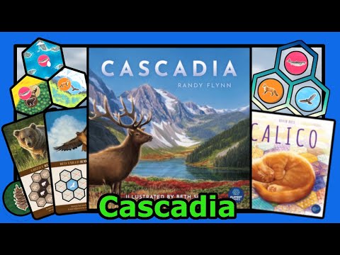 Cascadia Review (vs. Calico) - A Good Abstract Puzzle Board Game