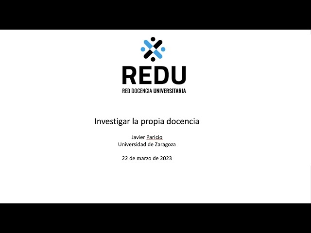 Vídeo relacionado con Cartografía de la buena docencia universitaria: Un marco para el desarrollo del profesorado basado en la investigación