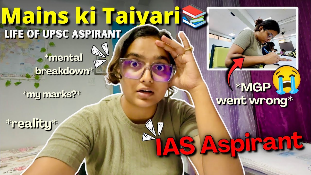 IAS Aspirant😭: Reality of Answer Writing Crisis❌📚 *UPSC 2027*