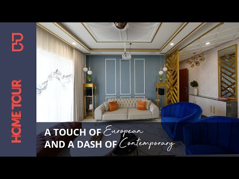 European contemporary 3bhk home tour | Bhupendra & Nisha | Bonito Designs | Bangalore