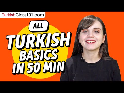 Learn Turkish in 50 Minutes - ALL Basics Every Beginners Need