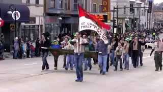 preview picture of video 'St. Patrick's Day Parade 2014: Downtown St. Charles Partnership: St. Charles, Illinois'