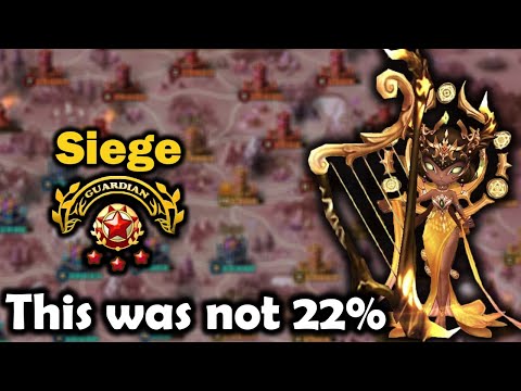 This was not 22% in G3 Siege - Summoners War
