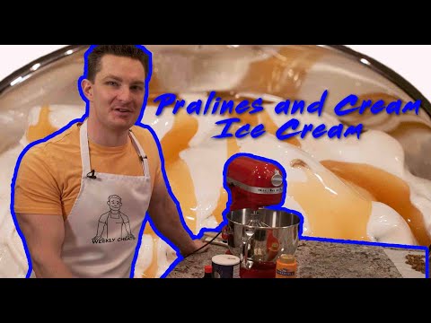 How to make THE BEST PRALINES AND CREAM Ice Cream | Weekly Cheats