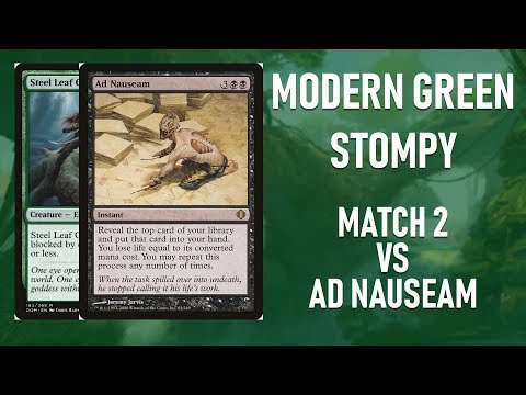 Modern Green Stompy! (Match 2 Vs Ad Nauseam)