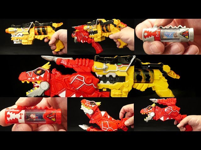 Vídeo relacionado con Power Rangers Dino Super Charge Morper y T-Rex Morpher Blaster Set