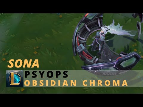 PsyOps Sona Obsidian Chroma - League Of Legends
