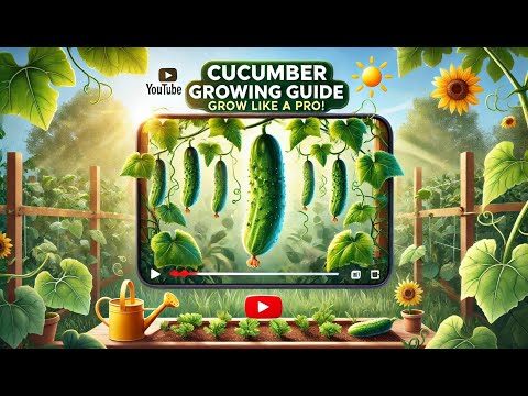 🥒How to Grow Cucumbers : From seed to harvest🥒[Complete Guide]