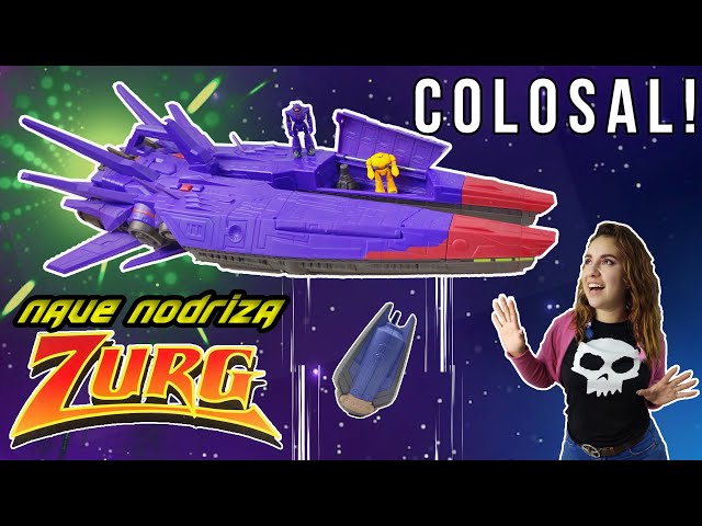 Vídeo relacionado con Disney Pixar Lightyear Nave espacial XL de Zurg Serie Hipervelocidad para figuras de acción, juguete +4 años (Mattel HJW47)