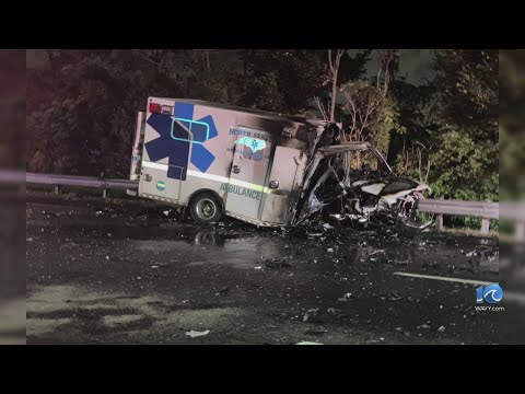 VSP: 3 killed in collision involving ambulance