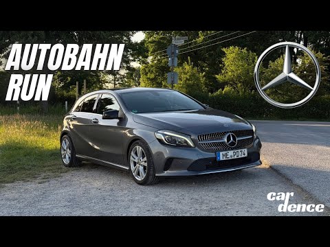 Mercedes-Benz A180 W176 POV - AUTOBAHN TOP SPEED & DRIVE