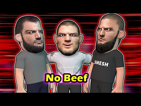 Khabib forces Khamzat & Abubakar to squash Beef
