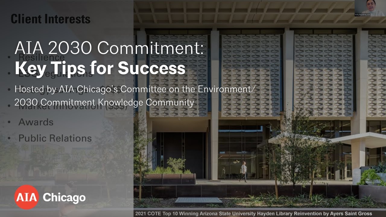 AIA 2030 Commitment: Key Tips for Success