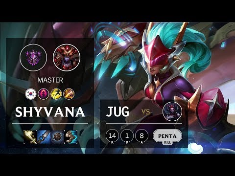 Shyvana Jungle vs Elise - KR Master Patch 10.8