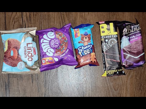 Yummy Lot Of Cakes Opening ASMR | Albina Milky Coca Cake | Smile ,Lindo, B&L Cake   | BoBoo Fun Tv