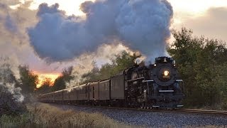 preview picture of video 'The Wabash Cannonball NKP 765, Andrews IN'