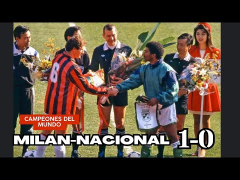 Milán vs Nacional de Medellín  1989 Gol de Evani