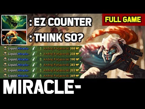 You can't Counter M-GOD - 19 min GG - Miracle Shows How OP Huskar is