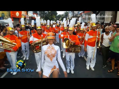 FAMCOMN - Banda Marcial no desfile 2 de Julho 2022