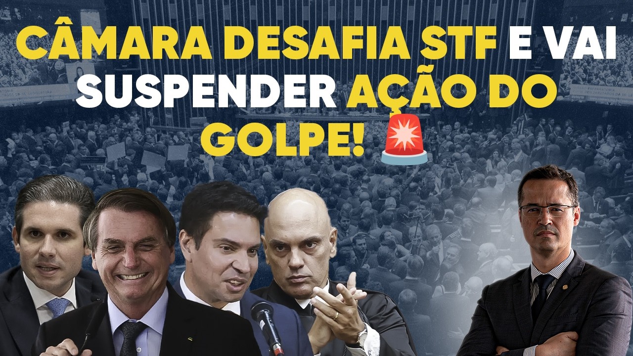 🚨 Urgente: Câmara avança para suspender ação contra Bolsonaro!