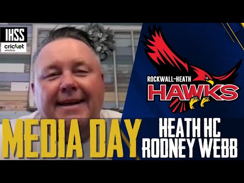 Media Day with Rockwall-Heath Head Football Coach Rodney Webb