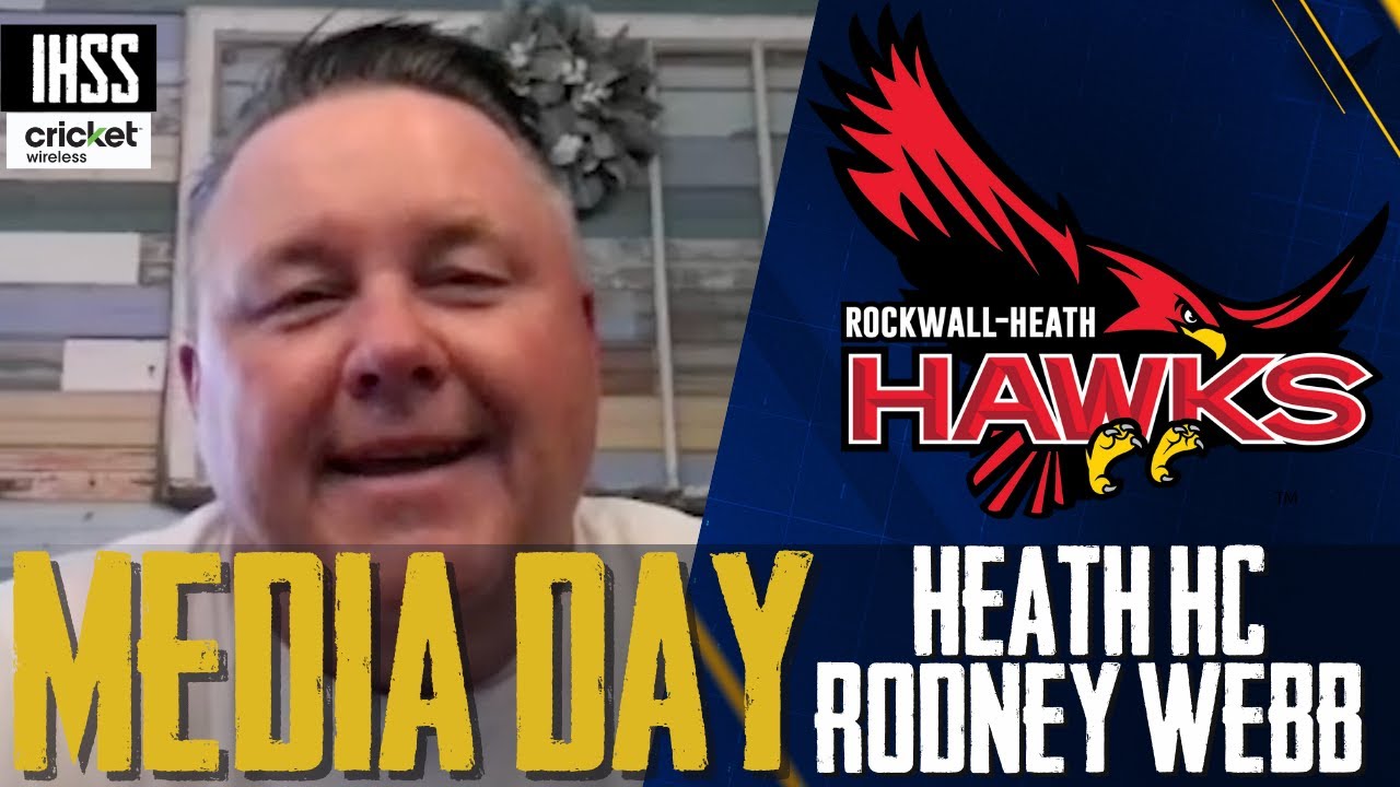 Media Day with Rockwall-Heath Head Football Coach Rodney Webb