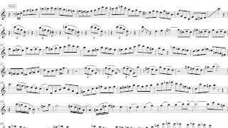 After You've Gone - Eddie Daniels Solo Transcription (Sheet music)